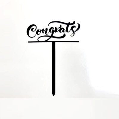 Acrylic “congrats!”