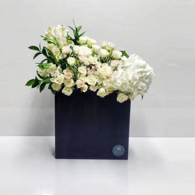 Fresh flowers black