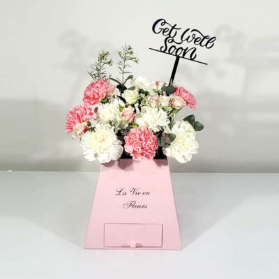 Getwell soon carnation basket