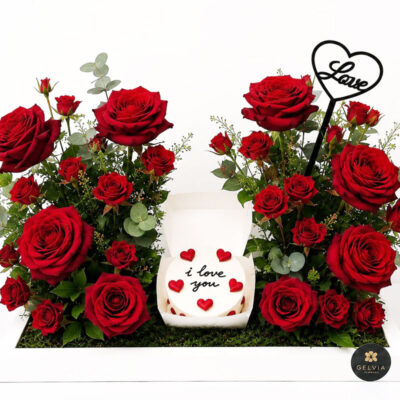 Love garden red