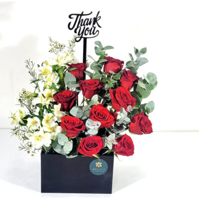 Thank you flower box 40