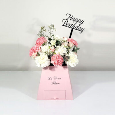birthday carnation basket