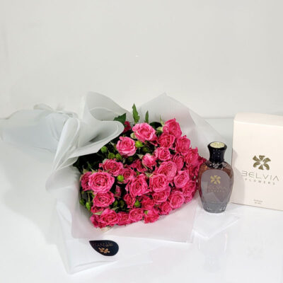 fancy pink with perfume
